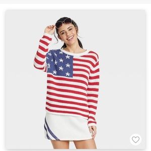American Flag Sweater